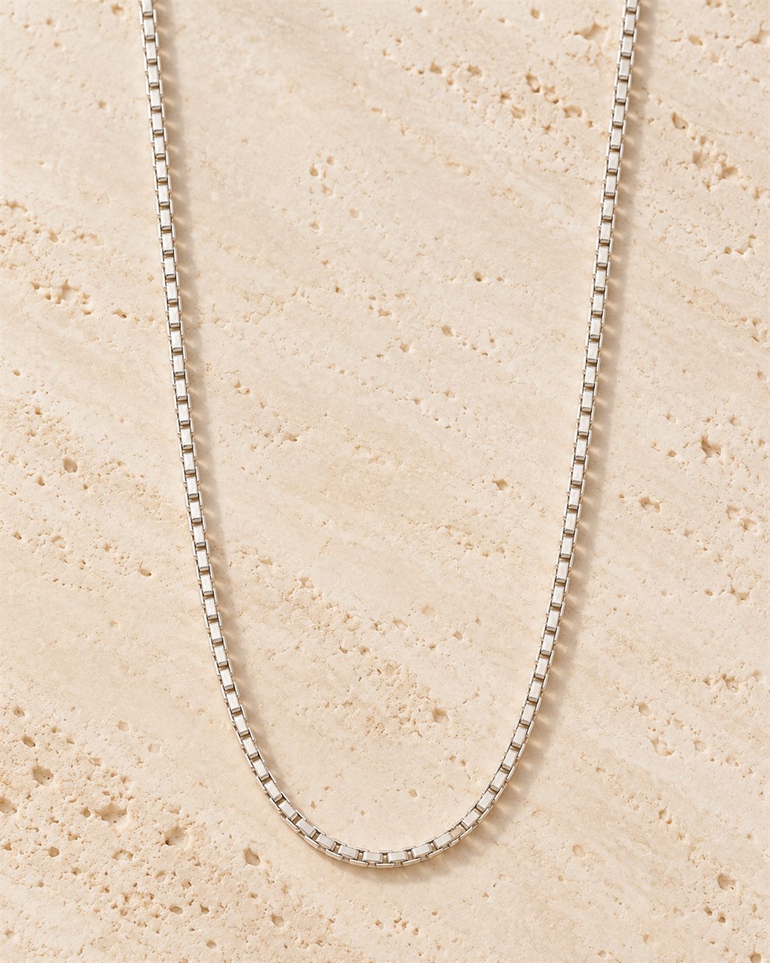 Cadena veneciana diamantada de plata, grosor 1,7 mm