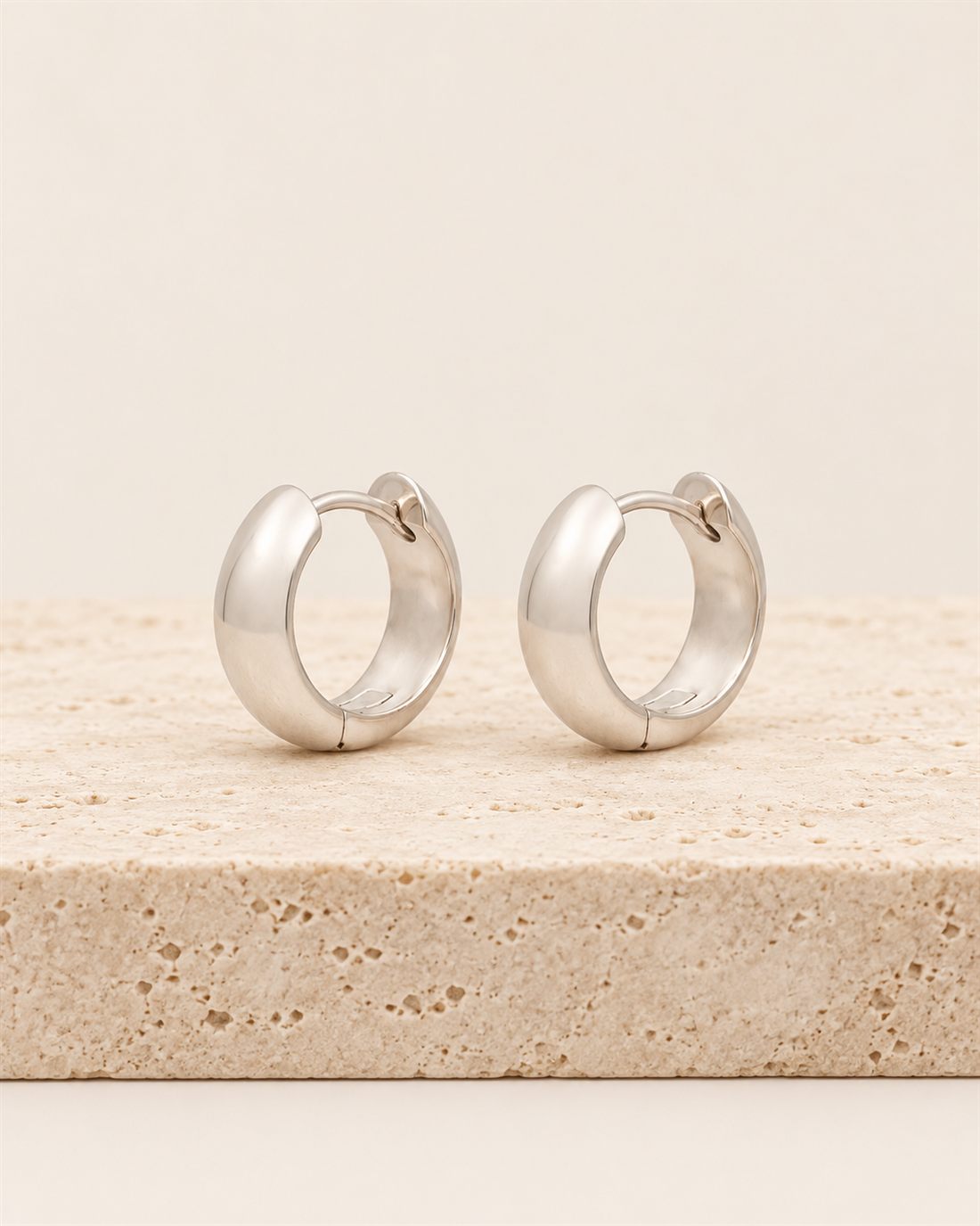 Criollas anchas de plata, ø 17,3 mm