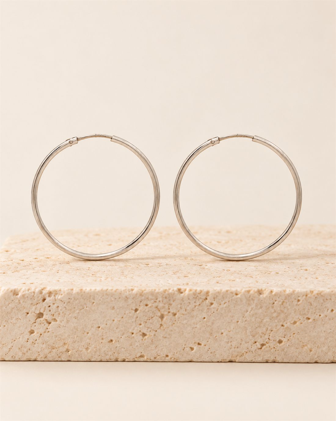 Criollas grandes de plata 30 mm, ø 30 mm