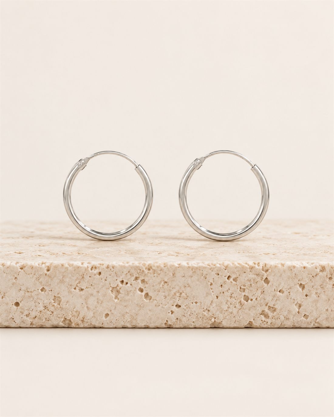 Criollas medianas de plata 16 mm, ø 16,4 mm
