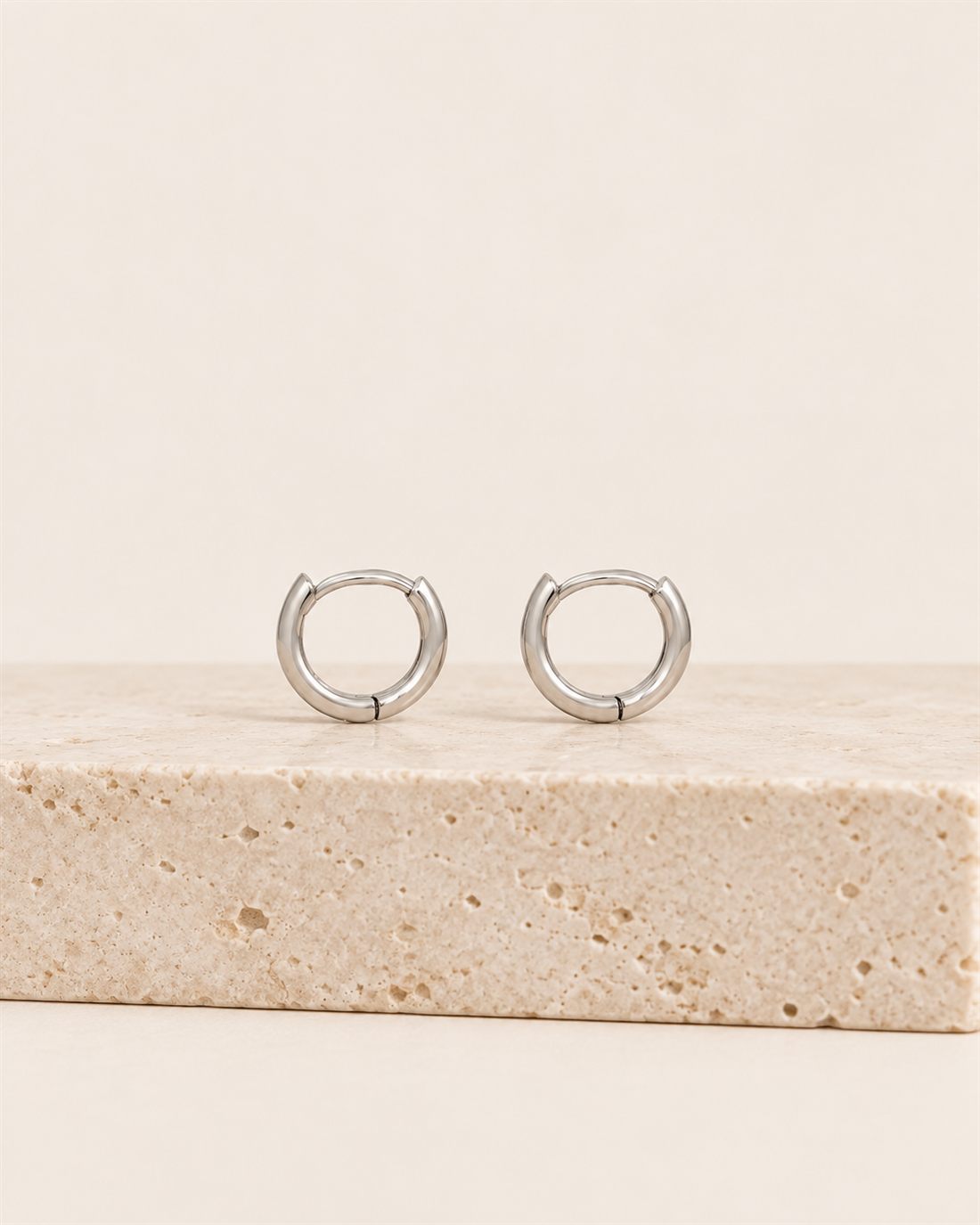 Criollas mini de plata, 9,2 x 8,2 mm