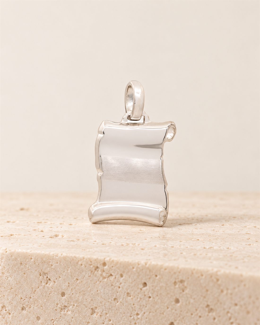 Pergamino de plata para grabar, 25 x 19 mm